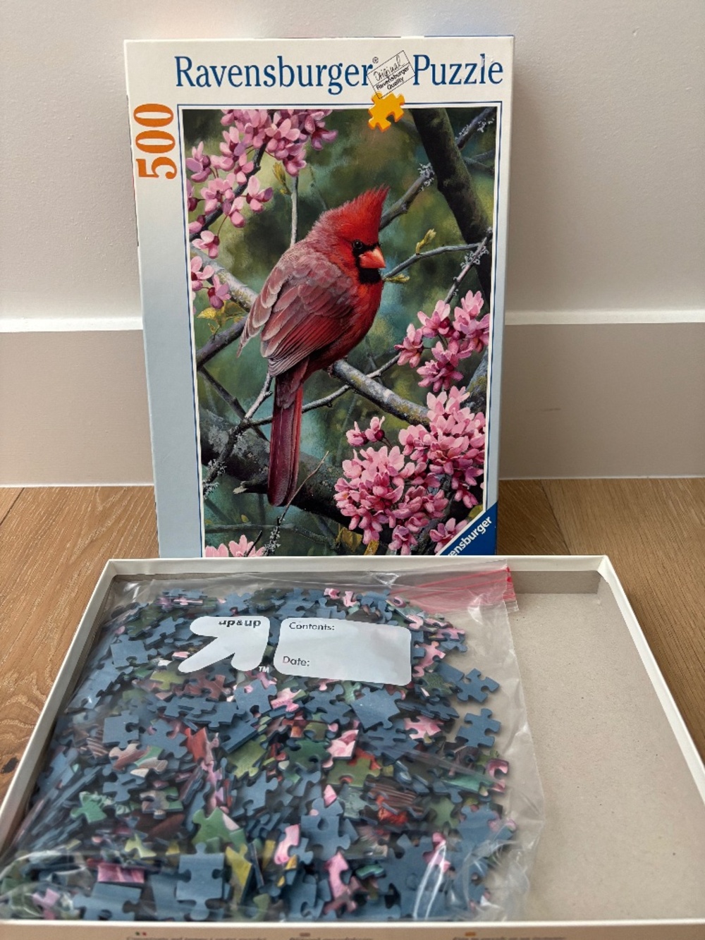 Ravensburger, 2009 The Spring Cardinal, 500 pieces